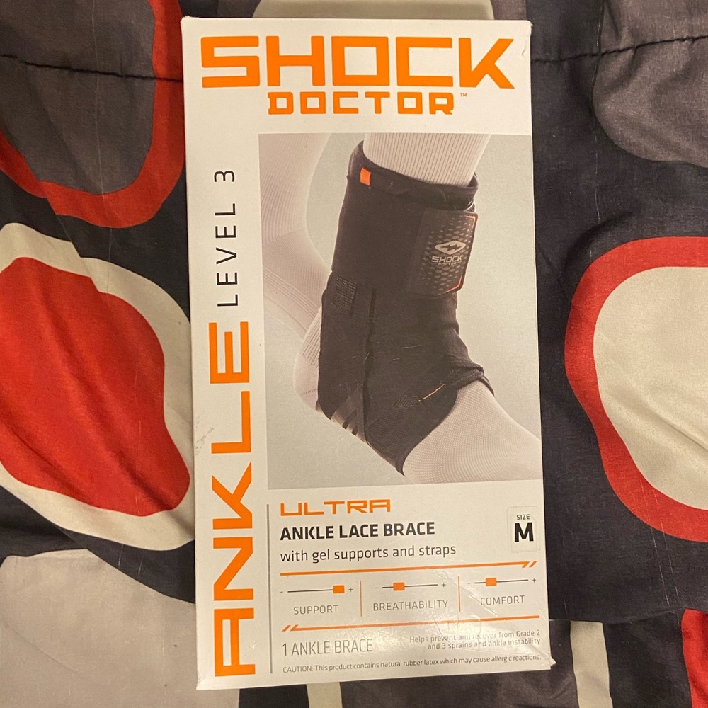 Ankle Brace Athletes SHOCK DOCTOR Size Medium